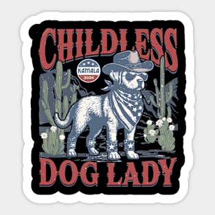 This Childless Dog Lady is Voting Kamala Sticker